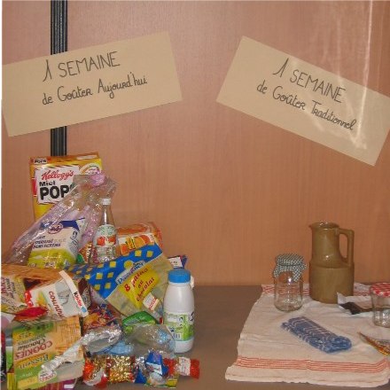 le goûter avant et aujourd'hui !! 
