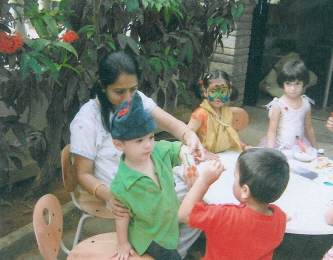 Baptiste en Peter Pan le jour de la fête des enfants