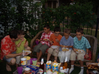 La galette dans le jardin !