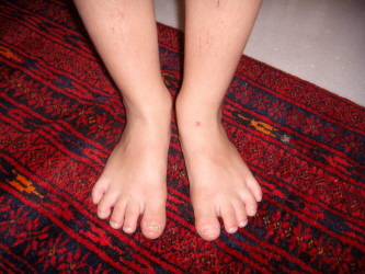 Les pieds de Tristan ! 