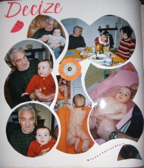 Ma première page de scrapbooking ! 