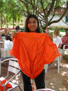 Poonam et mon futur rideau !