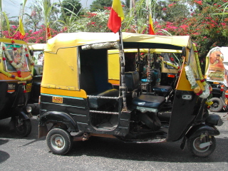 Rickshaw décoré