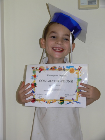 I'm graduated from KG